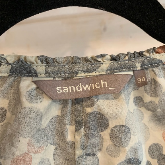 Sandwich | Women’s Polka Dot Button Up Blouse - Picture 4 of 7